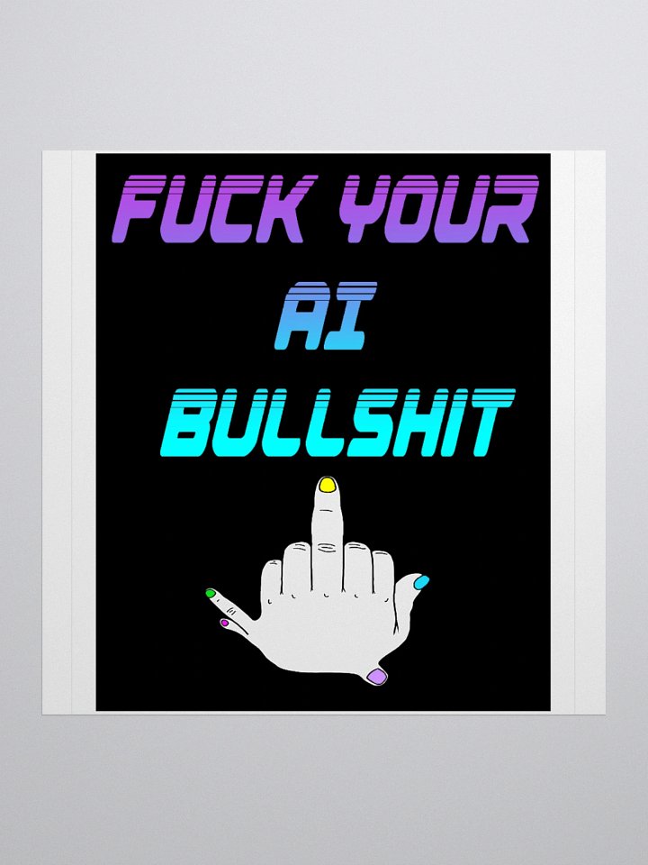 AI Bullshit Sticker product image (1)
