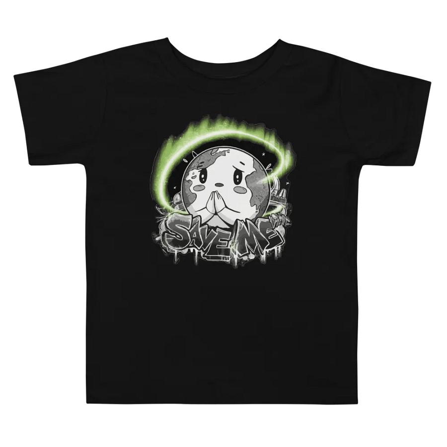 Save Me Toddler T-Shirt | Eco-Friendly Message for Little Heroes product image (3)