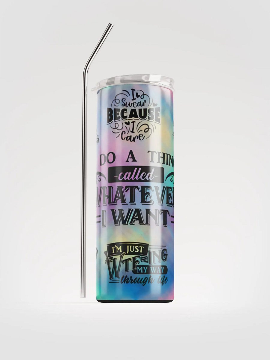 Rebellious Quotes Stainless Steel Tumbler product image (1)