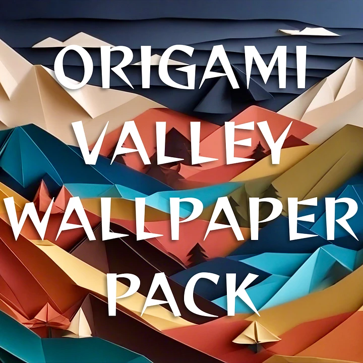 Origami Valley Wallpaper Pack product image (1)