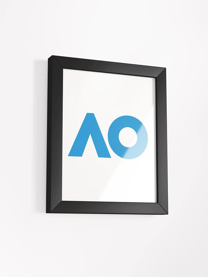 Bold Blue A&O Framed Matte Poster product image (56)