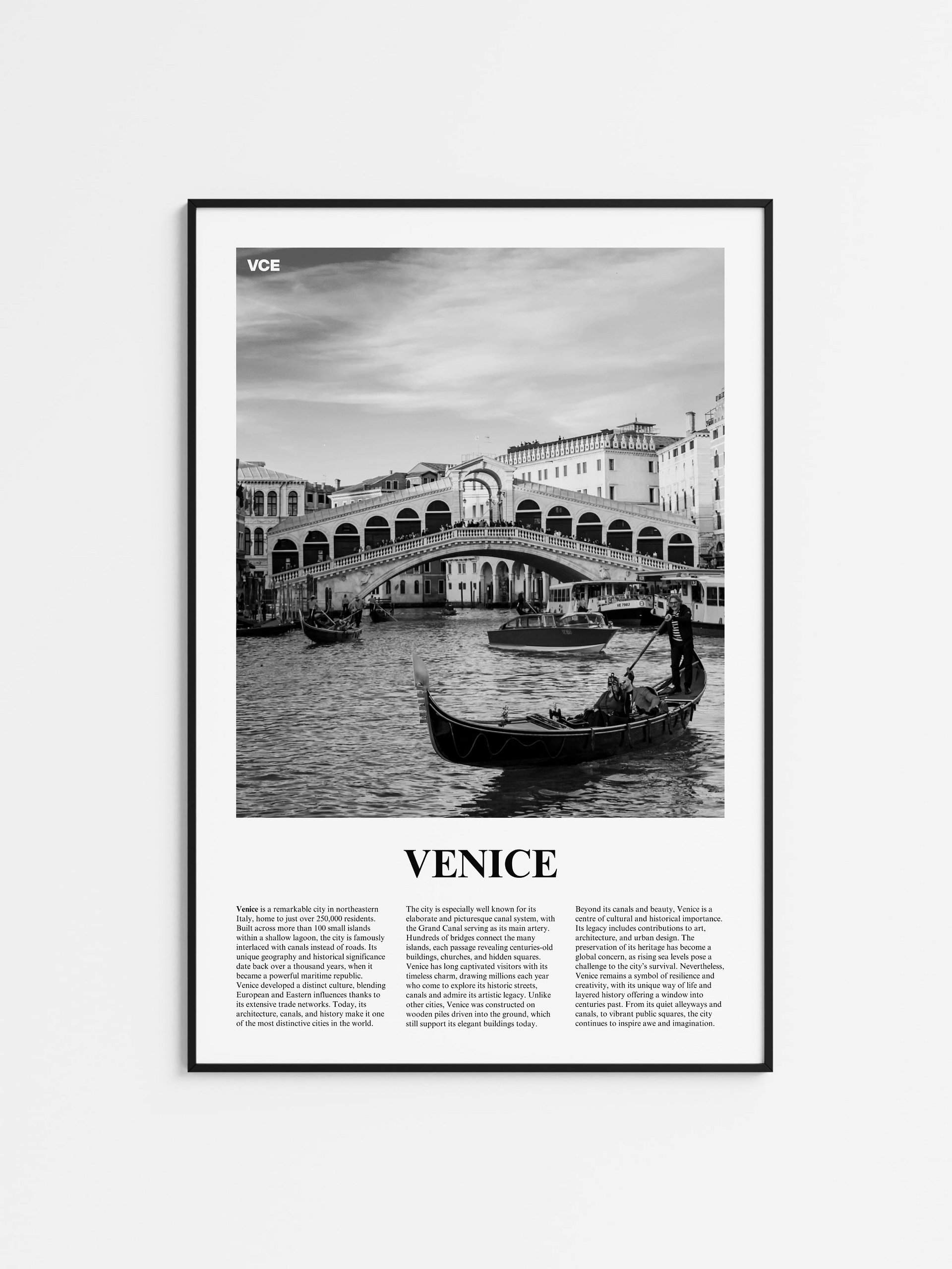 Venice 01 Newspaper Poster product image (1)