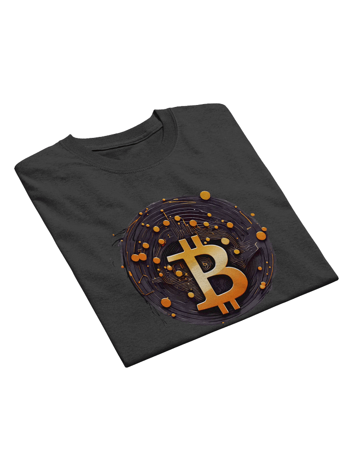Bitcoin Tech Logo Tee, Trendy Graphic Shirt, Perfect Gift for Crypto Fans product image (2)