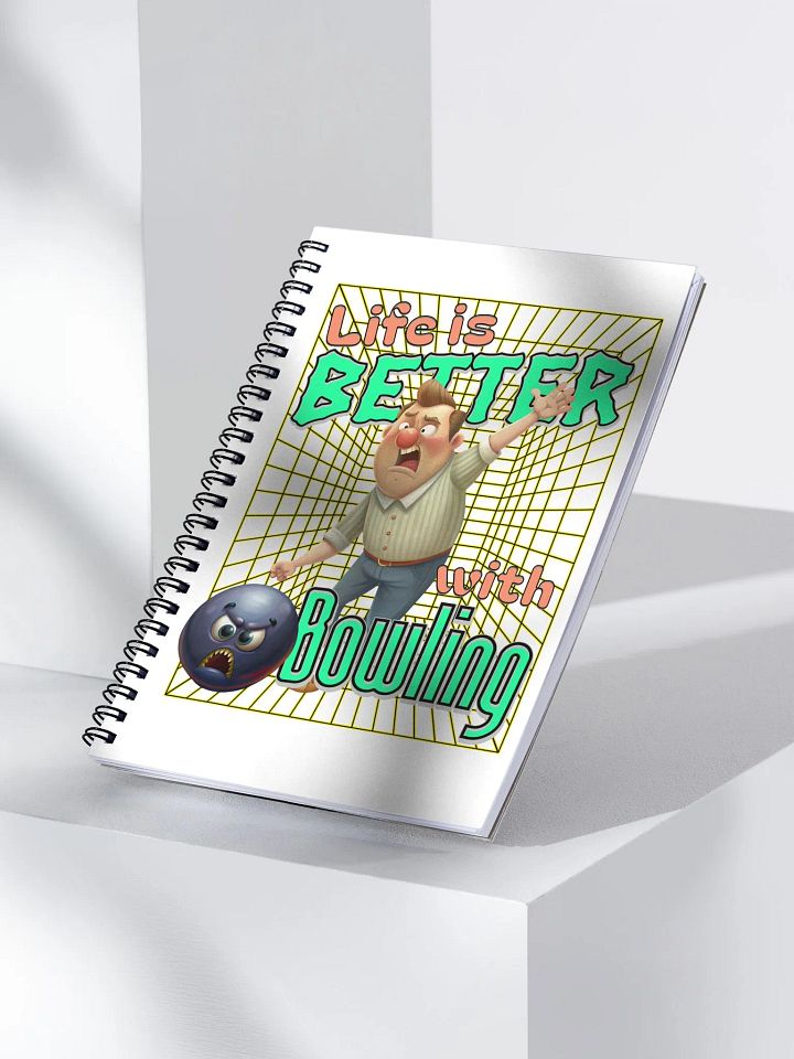 Life Is Better With Bowling Spiral Notebook product image (2)