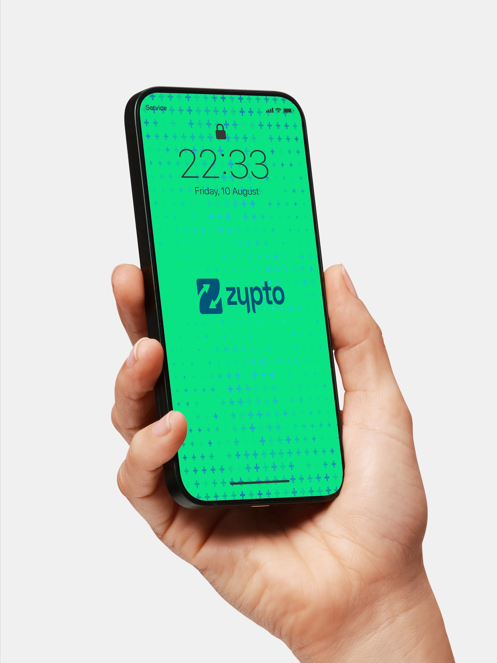 Positive Pattern Crypto Phone Wallpaper product image (1)