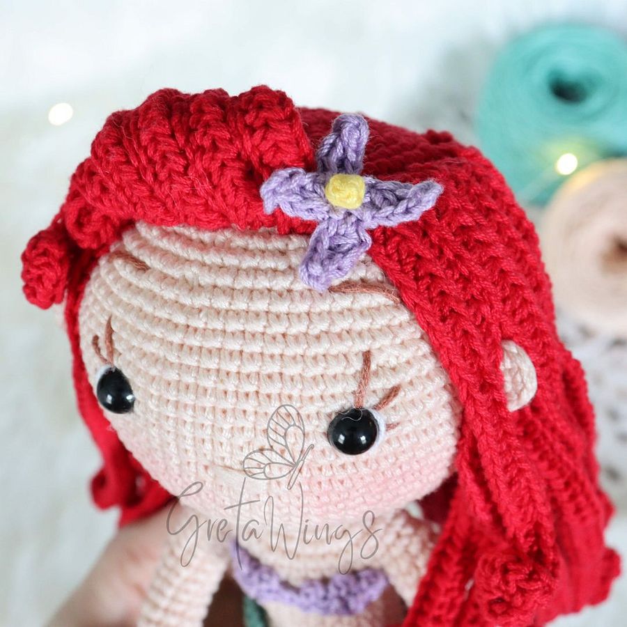 Little Mermaid Ariel Amigurumi Pattern (Digital Download) product image (6)