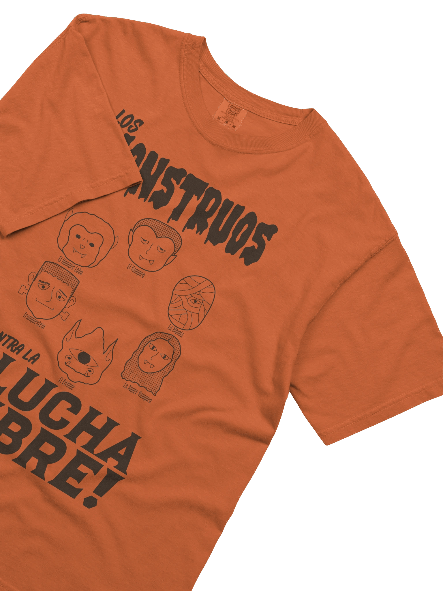 Los Monstruos Contra La Lucha Libre Tee Alt Design product image (5)