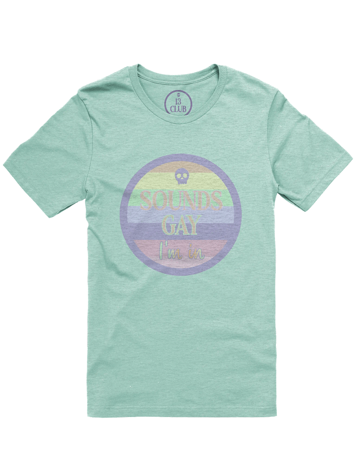 Sounds Gay T-Shirt (Lilac Design) product image (1)