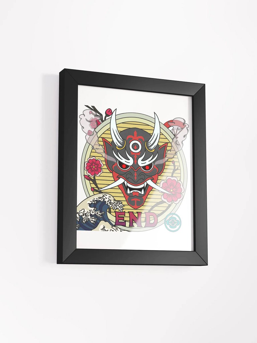 Demon Mask Zen Framed Poster product image (2)