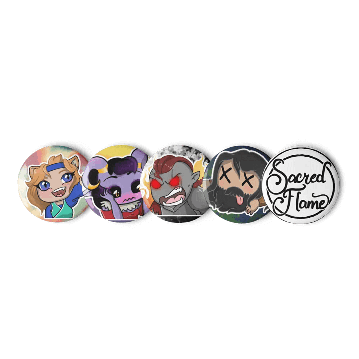 Main cast Emote Pins product image (3)