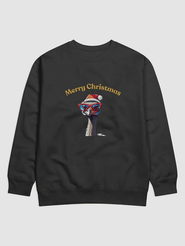 Festive Emu Merry Christmas Sweatshirt - Gold product image (1)