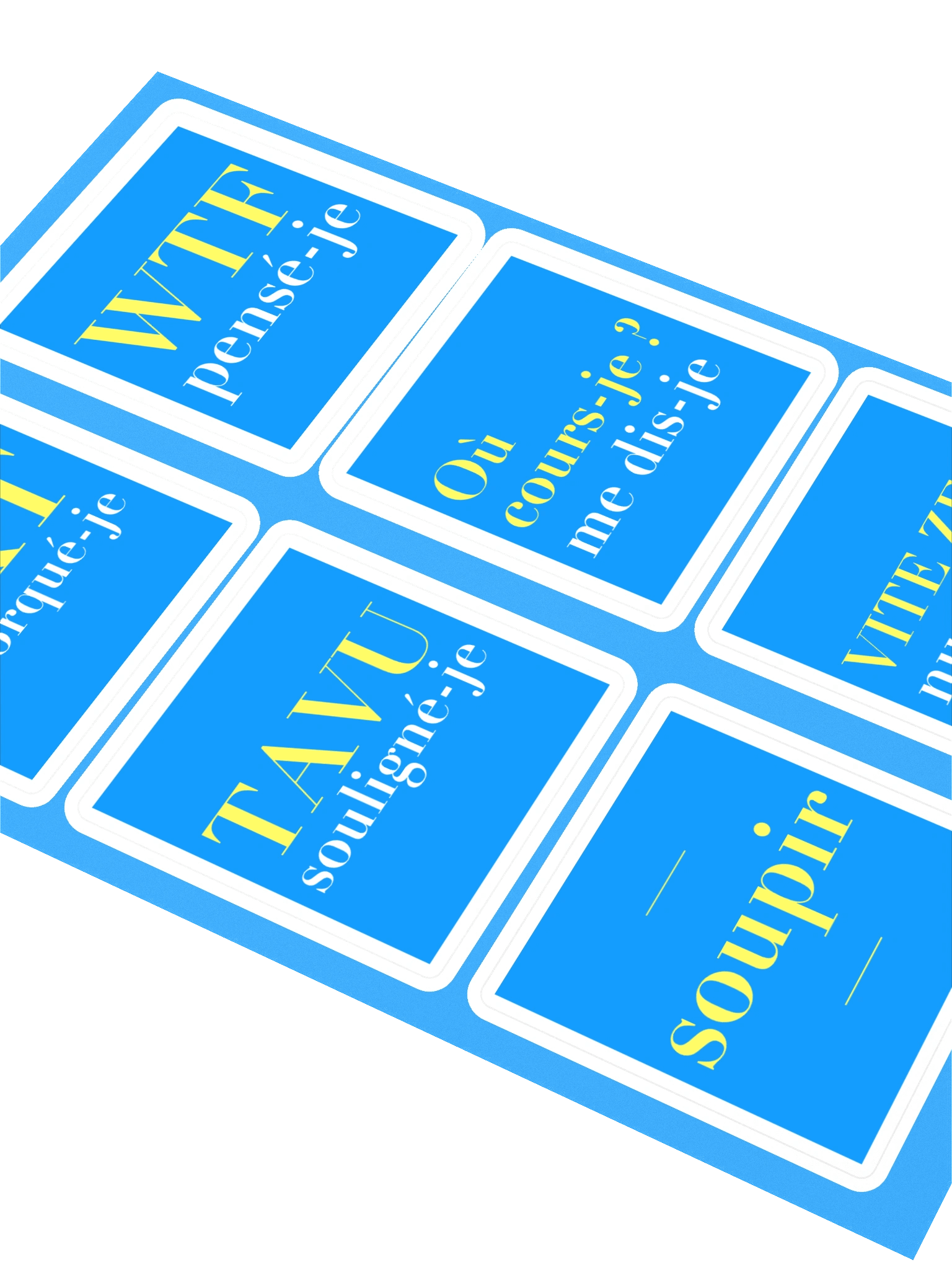 6 stickers littéraires • planche A5 product image (2)