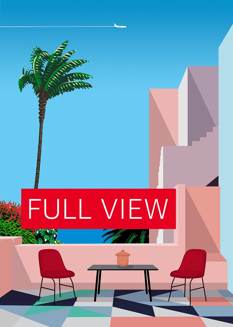 Cancun, Mexico — City Pop art, retrowave/vaporwave poster, 80s, aesthetic poster, Hiroshi Nagai inspired art, minimalist poster product image (3)