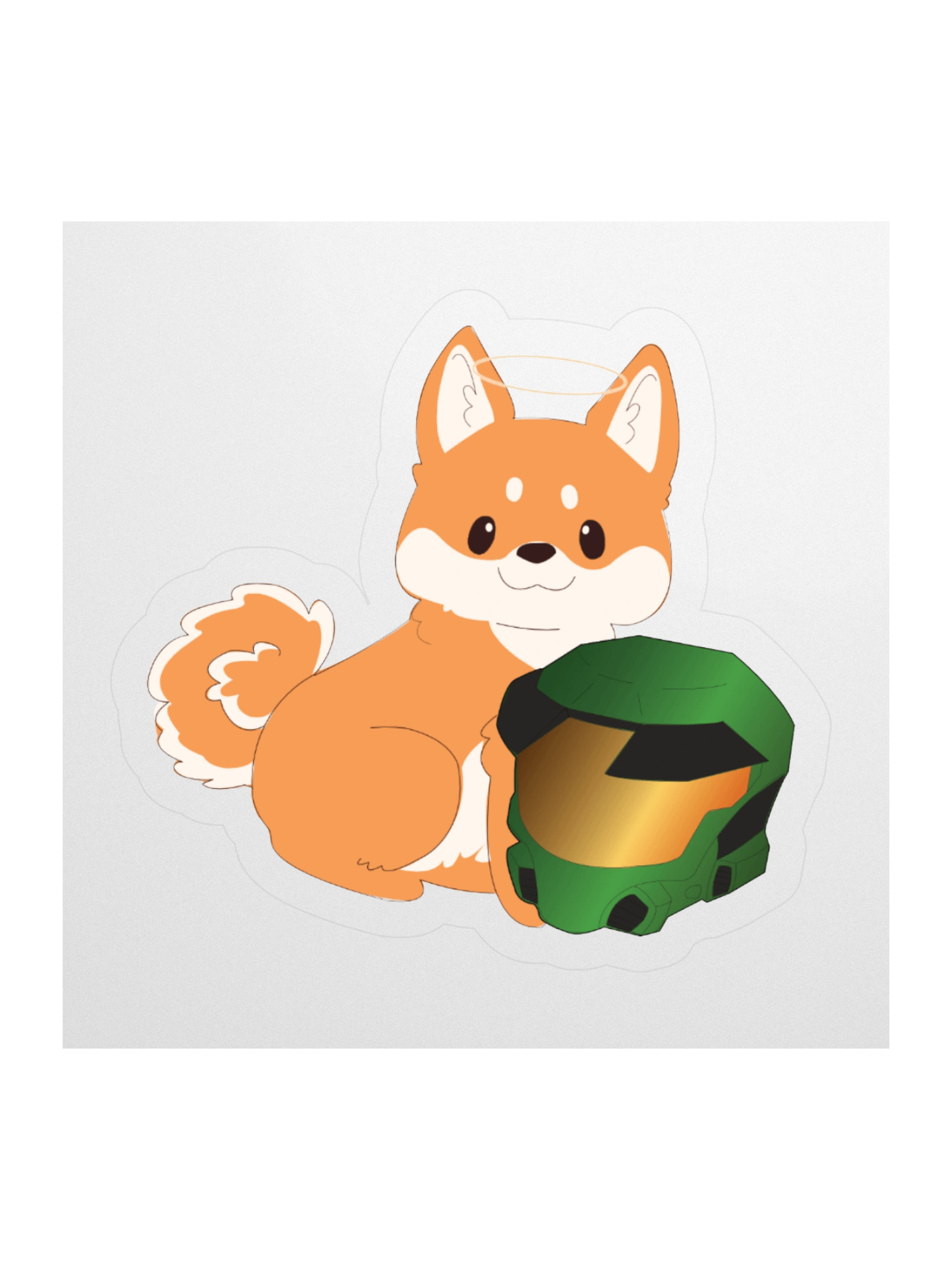 LHA + Corgi Tribute Sticker product image (1)