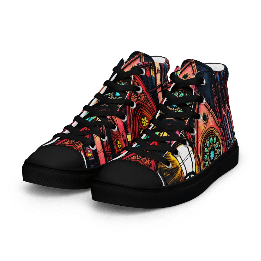 Gothic Cathedral Illumination Women's High Top Shoes product image (6)