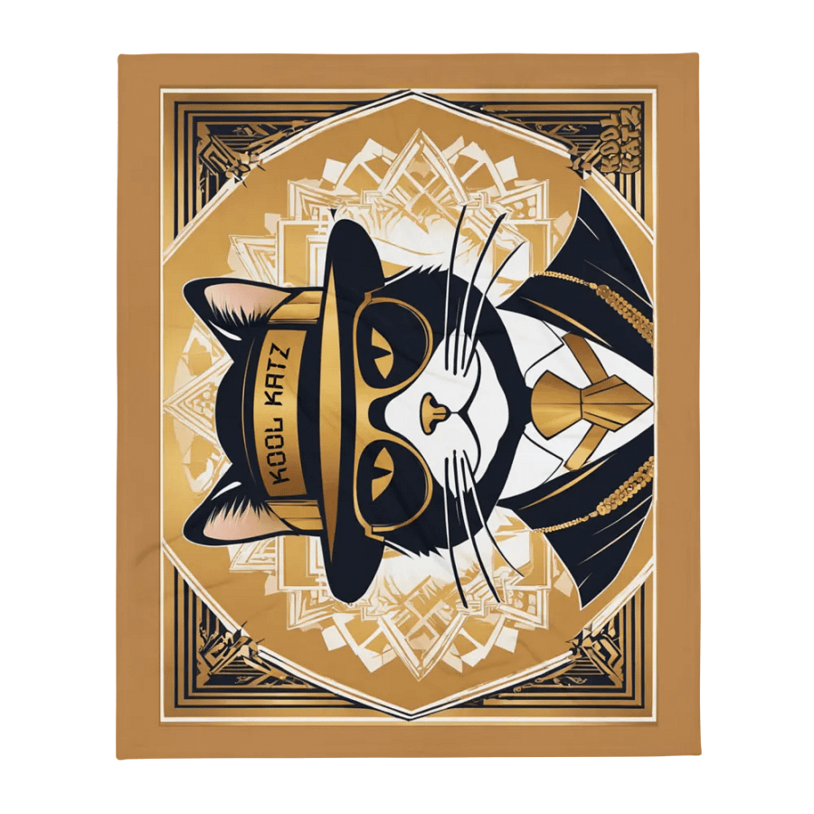 Real Kool Katz Plush Throw Blanket product image (1)
