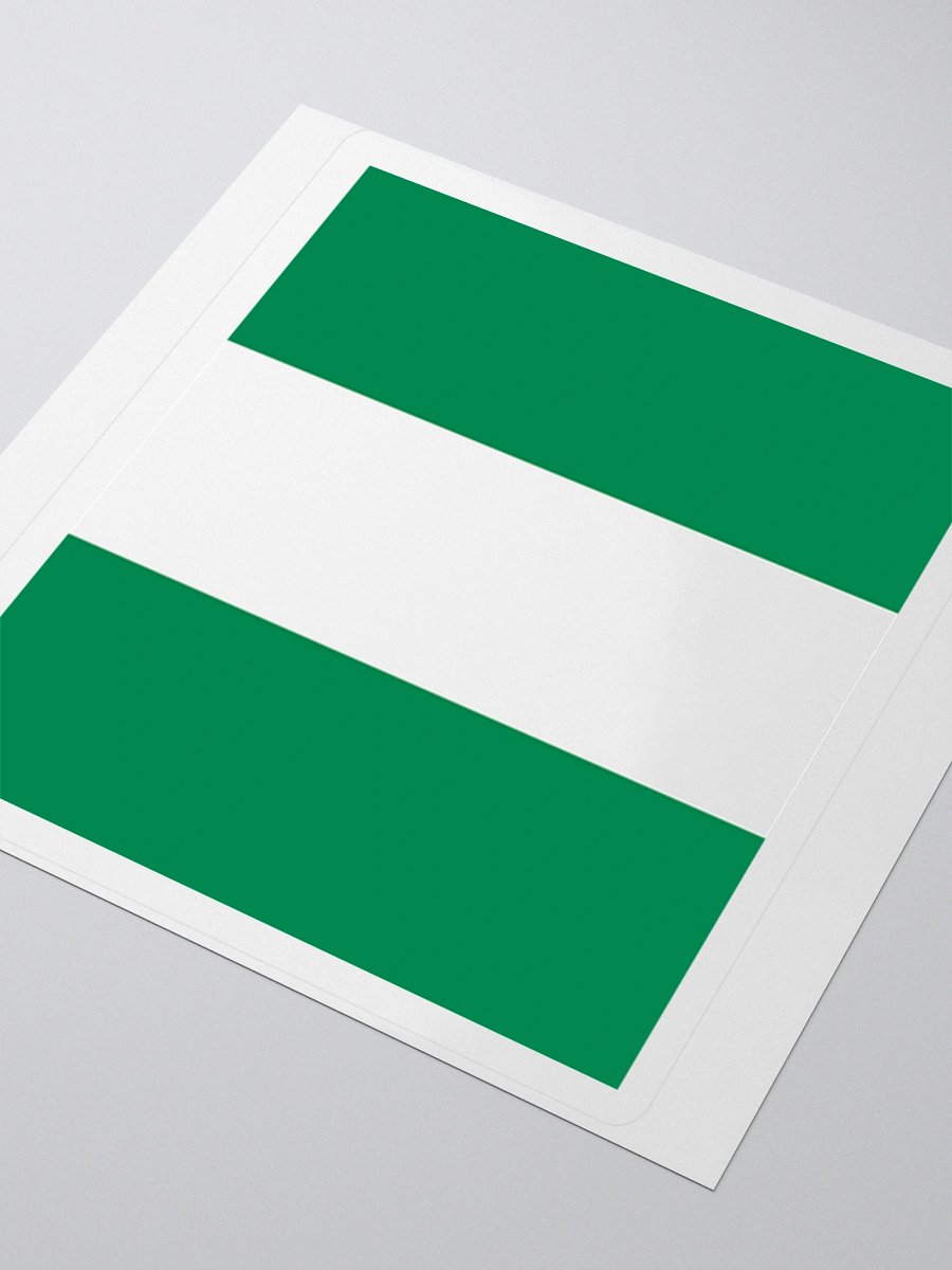 Exclusive Nigerian Flag Kiss-Cut Stickers - High-Quality Vinyl, Multiple Sizes product image (9)