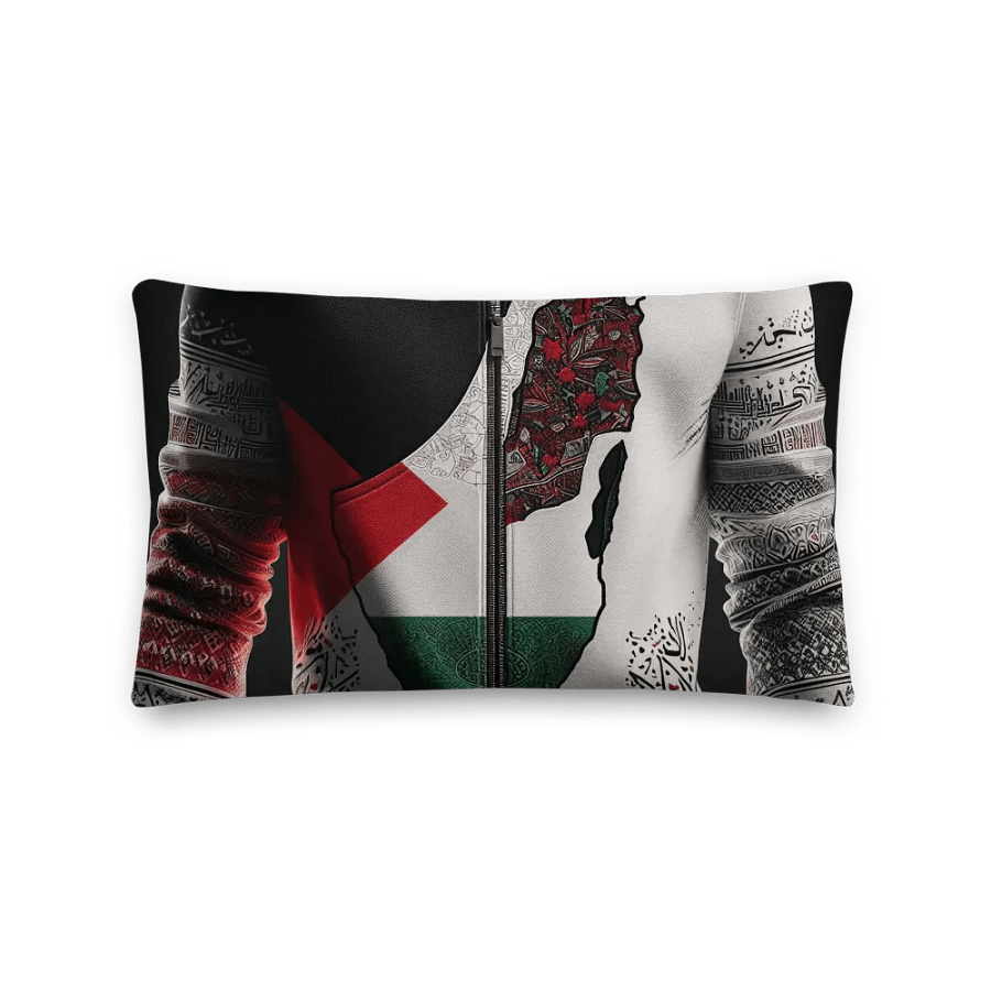 Symbolic Splendor Decorative Pillow |AI Design Free palestina product image (3)