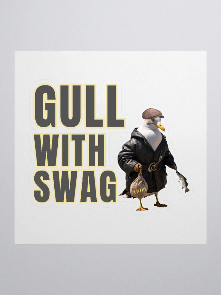 Gull with Swag Kiss Cut Sticker product image (3)