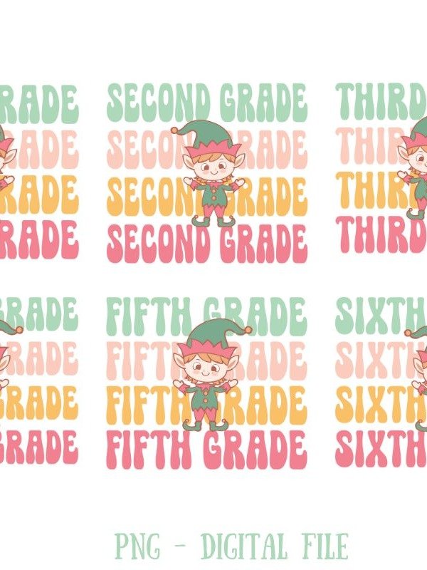 Christmas Elf sublimation bundle for teachers and students product image (1)