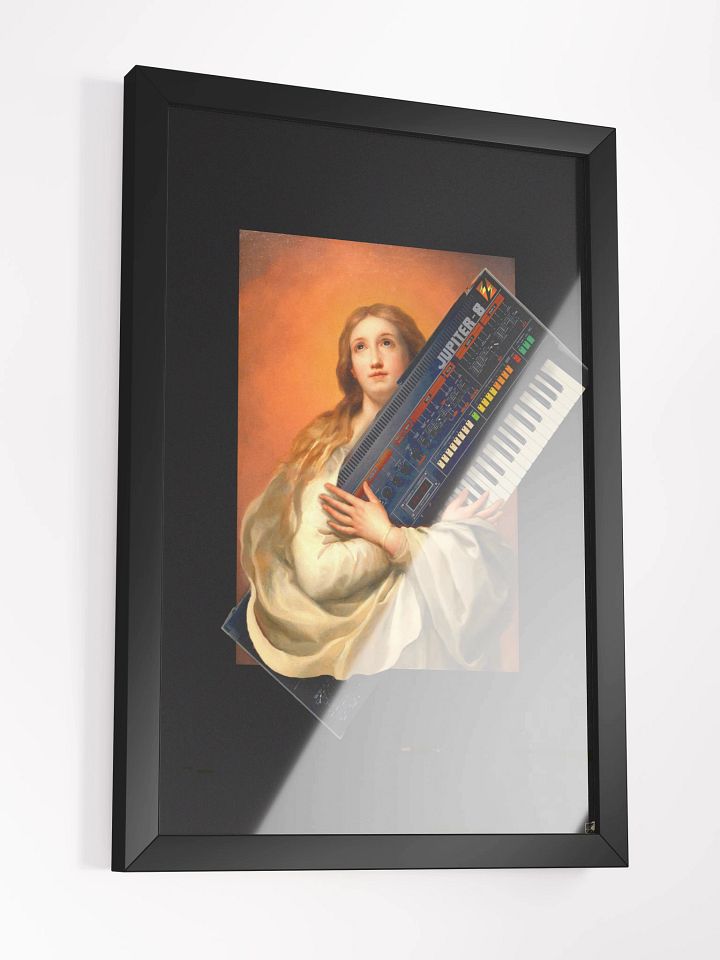 The Immaculate Jupiter Conception (Roland Jupiter 8) by Frank Fonik, , Techno EDM Framed High Quality Matte Poster product image (1)