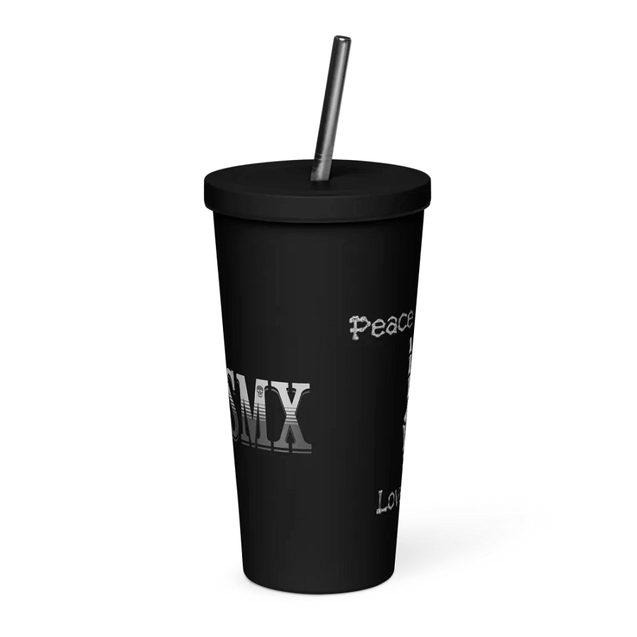 ''Peace & MF'n Love Baby'' 20 oz Insulated Tumbler with Straw product image (4)