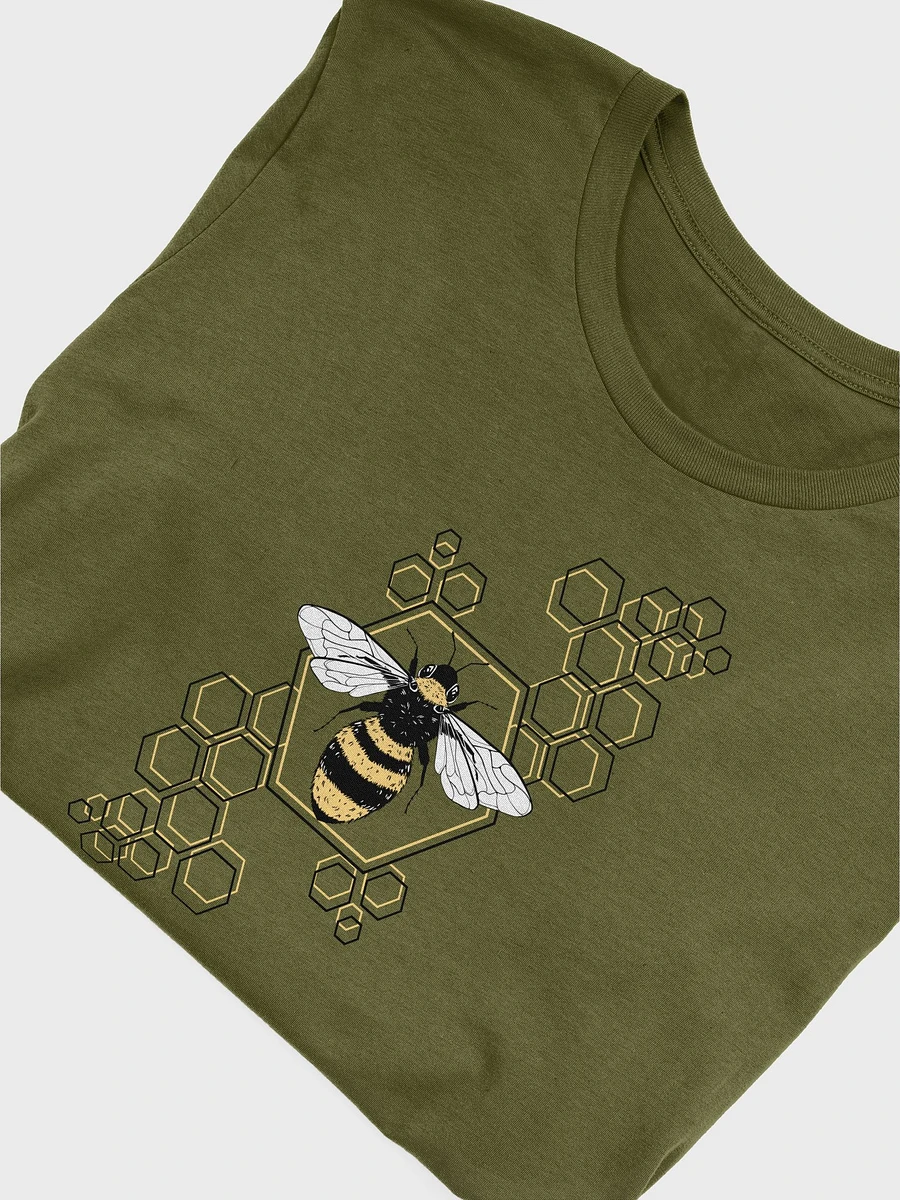 Bee hexagon t shirt product image (1)