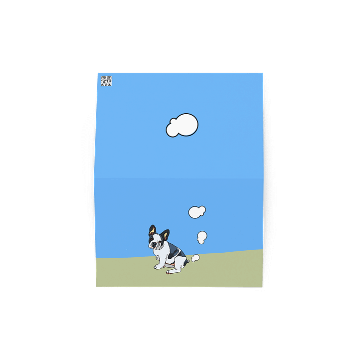 French Bulldog Greetings Card product image (2)