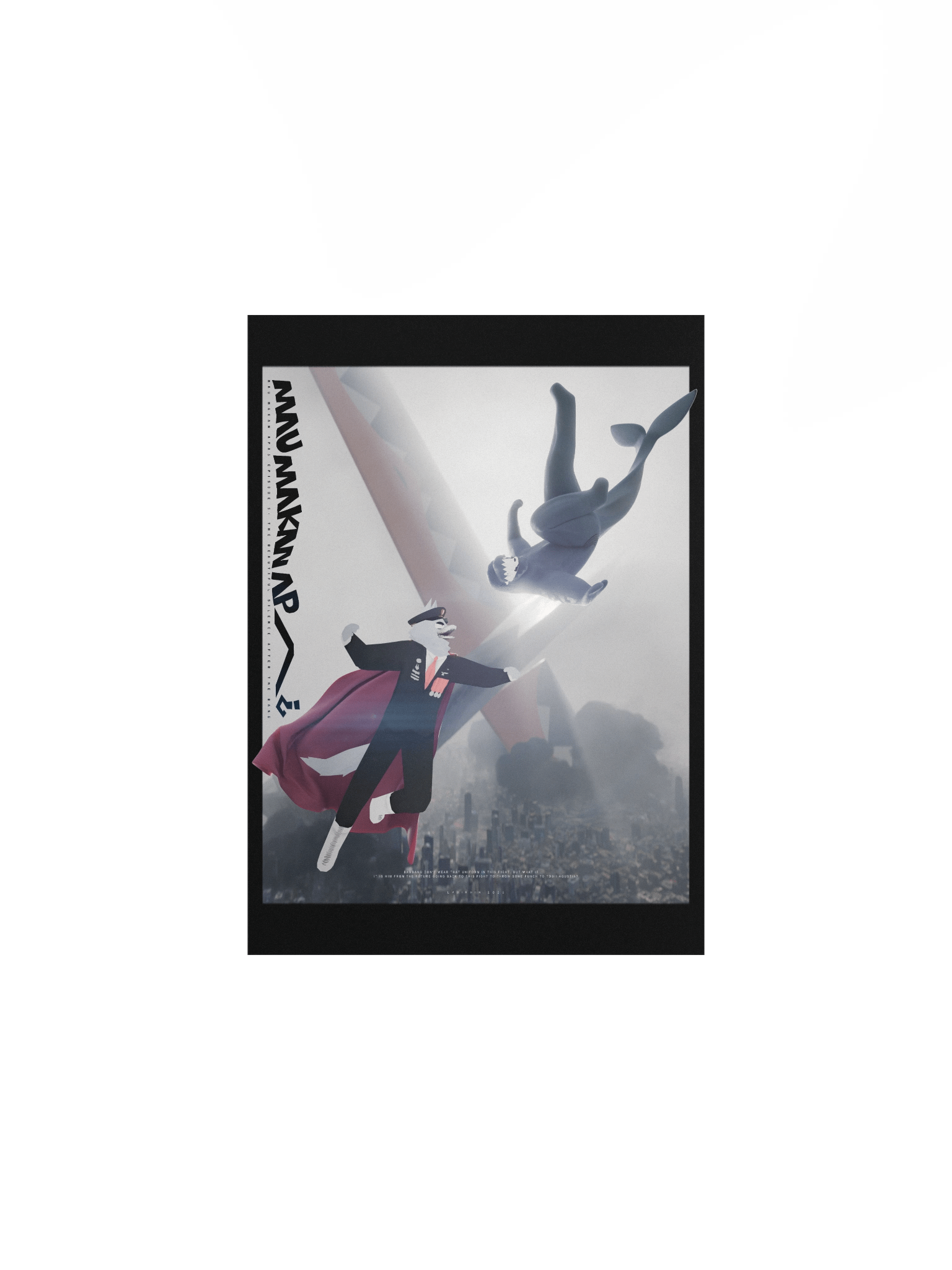 Bambang fighting Tobii Poster (Paper) product image (2)