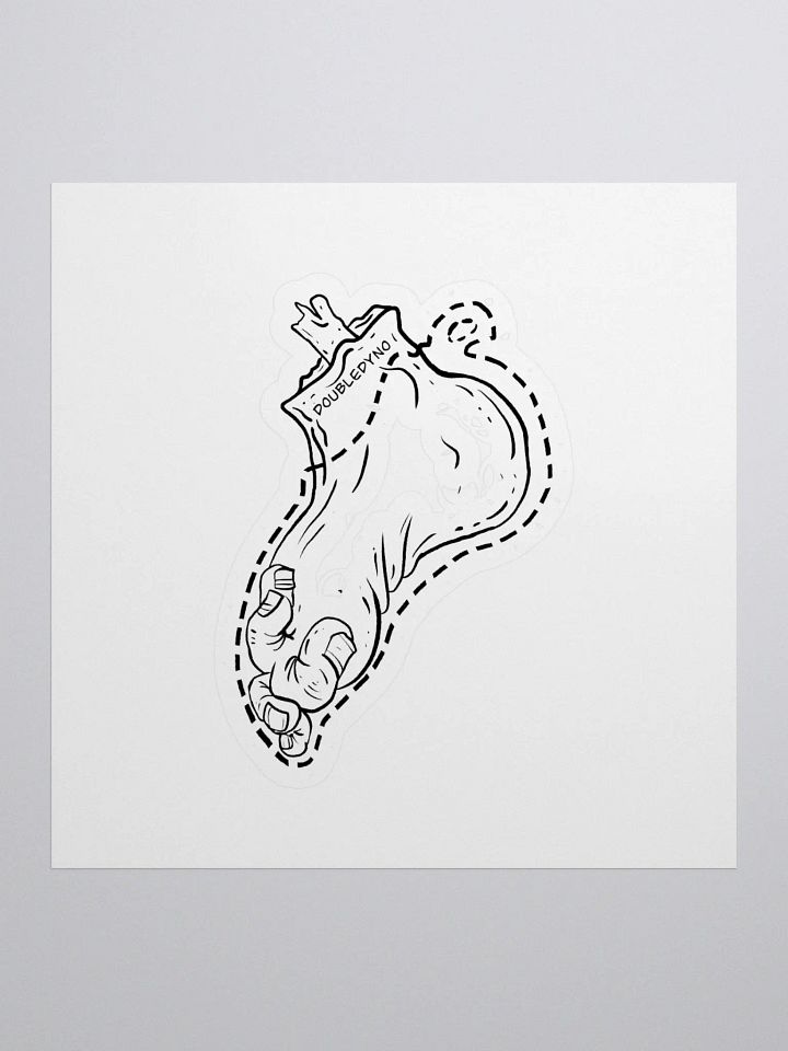 Rock climber foot sticker product image (1)