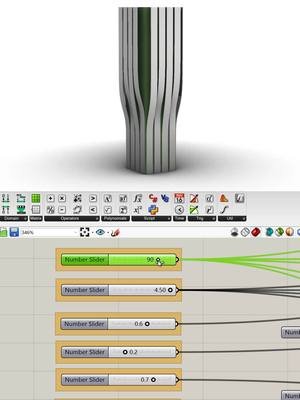 Grasshopper - EX 19 - Sub curve + Blend curve #architecturestudent #modeling #design #architecturedesign #architecture #grasshopper3d #architecturestudentlife #architecturemodel #grasshopper #model #render #parametricdesign #architect #parametricarchitecture #zahahadid #rendering #architectureschool #models #rhino #architecturetiktok