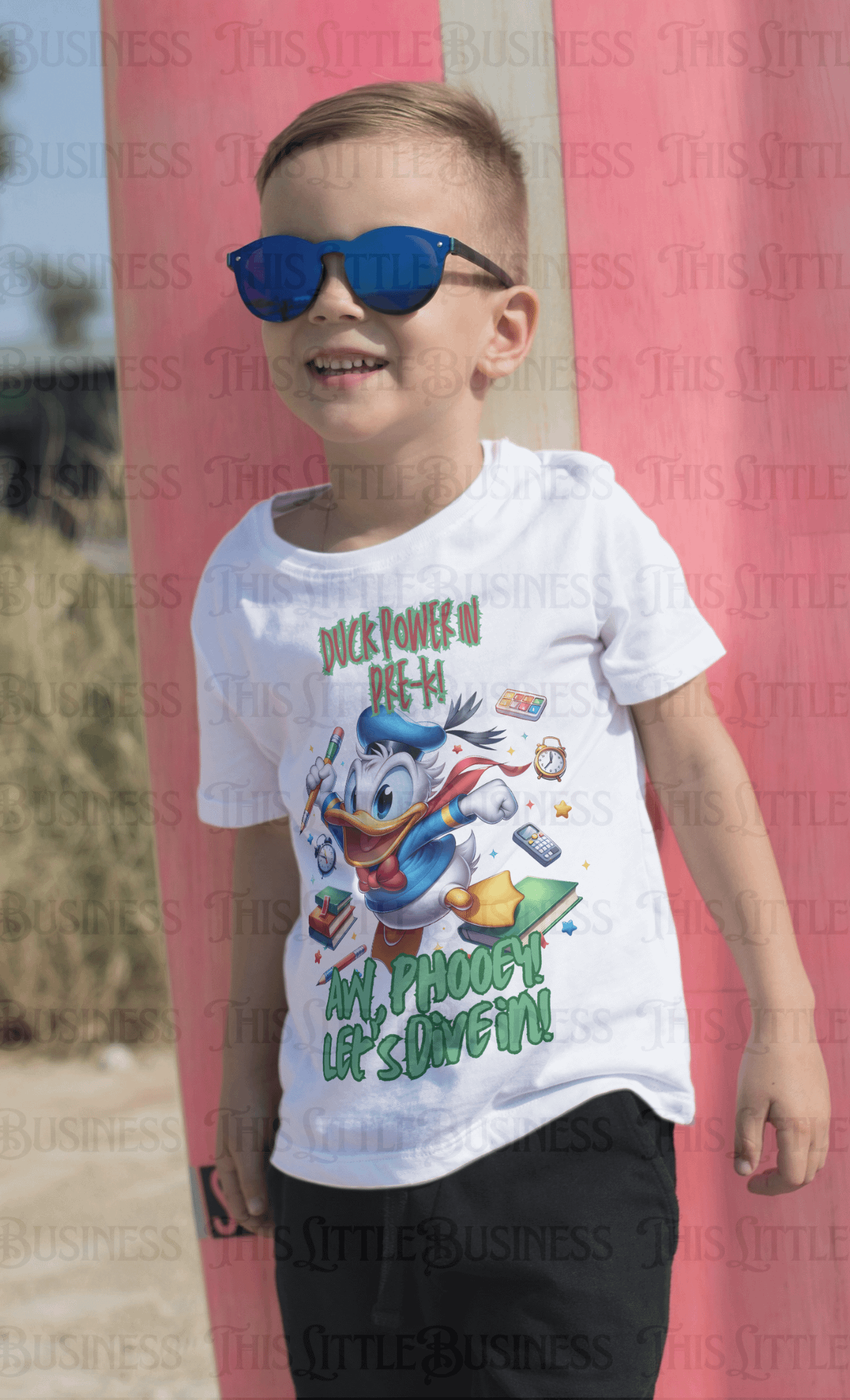 Custom Cartoon Superhero T-Shirts for Pre-K & Kindergarten: Personalized Fun in 100% Polyester product image (10)