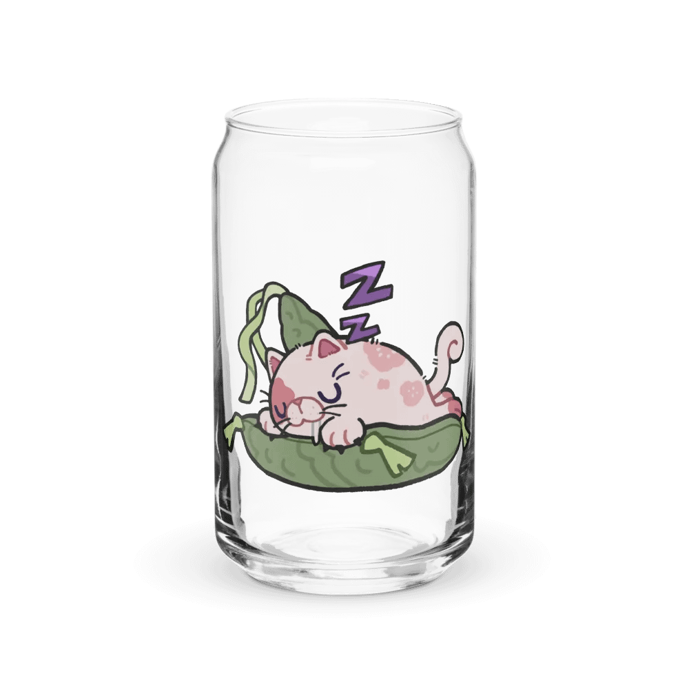 [MADE TO ORDER] Pillow Princess Pickle Drinking Glass 👸 product image (1)