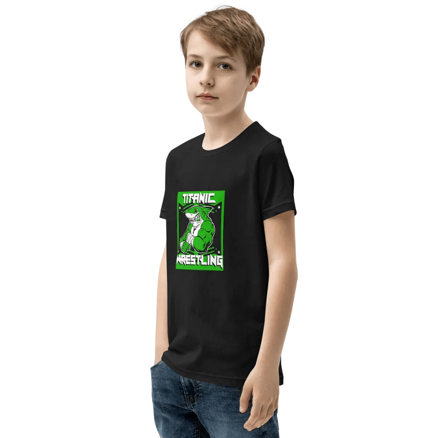 Kids Shark Tee - BLACK product image (3)