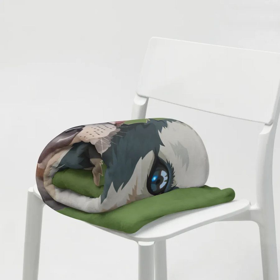 Luna and Mango Throw Blanket product image (7)