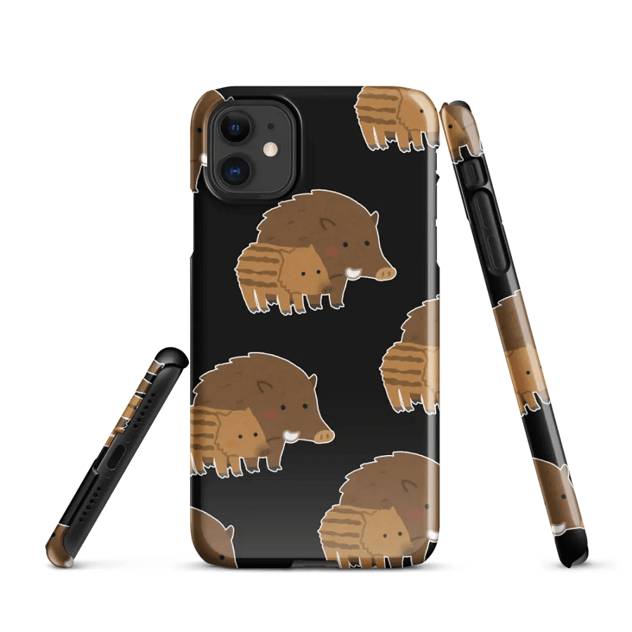 Boar Family iPhone Snap Case product image (1)