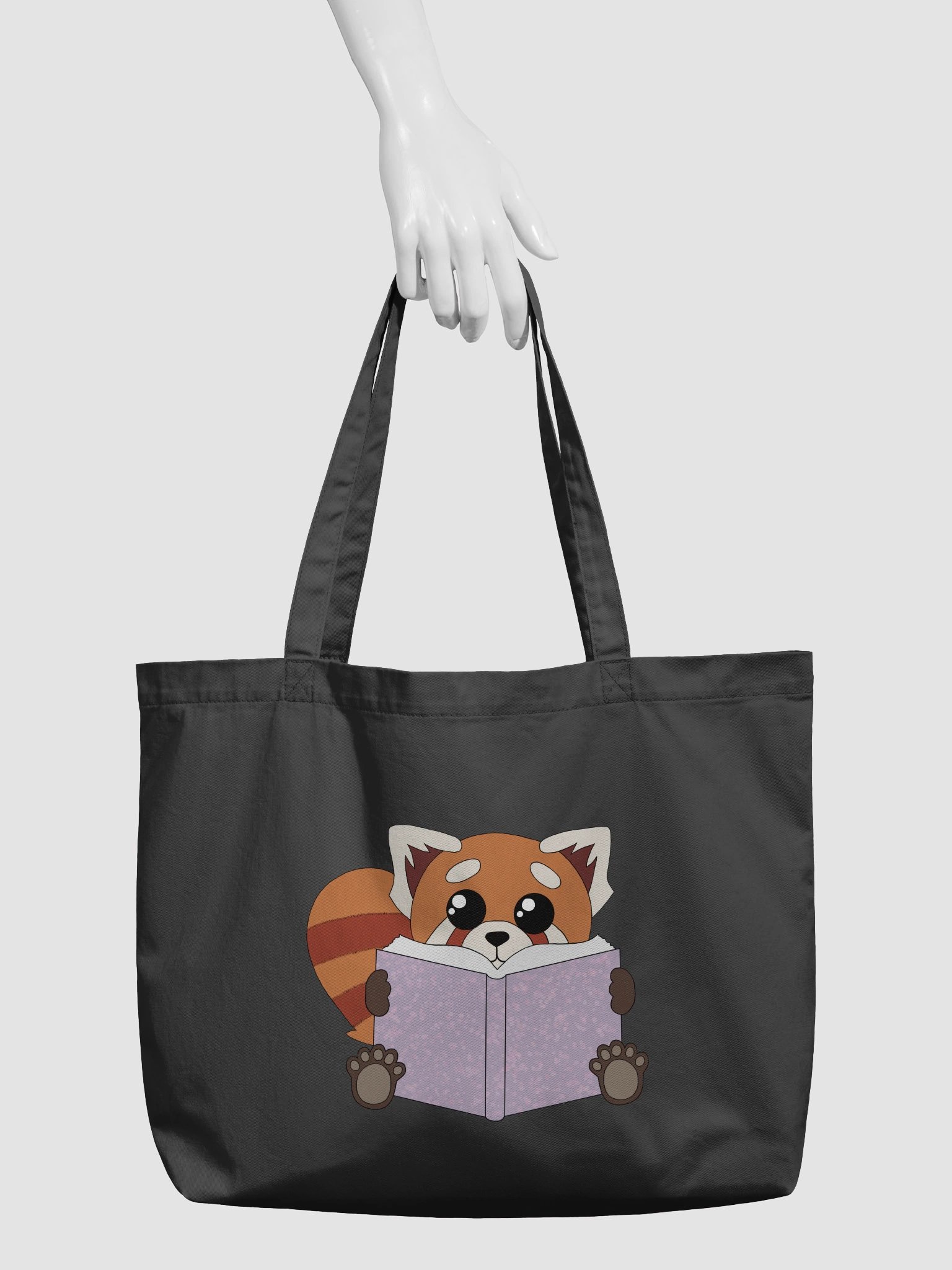 Red Panda Reading Tote product image (3)