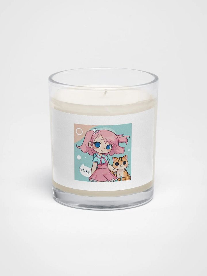 Whimsical Anime Girl Soy Wax Candle product image (1)