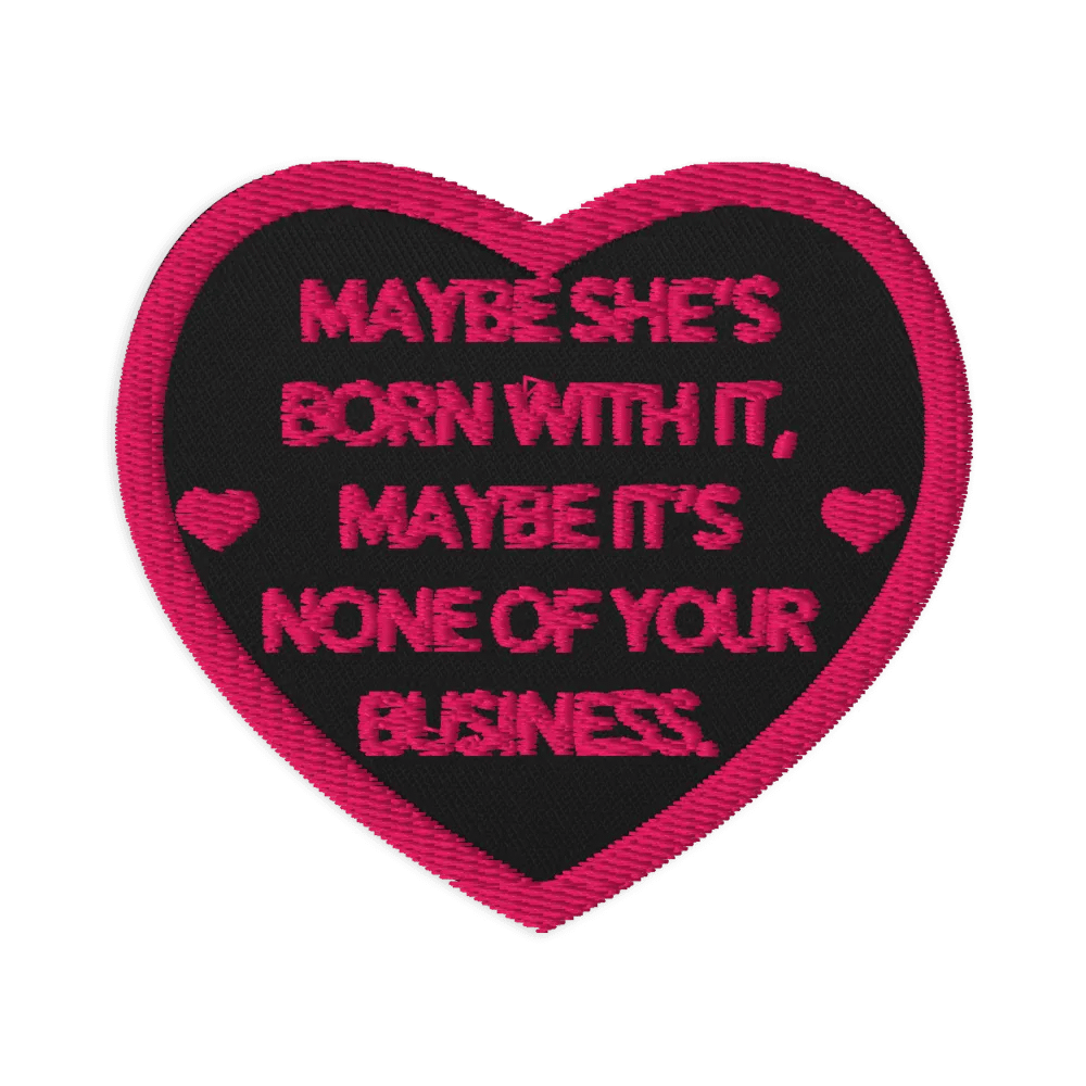 None Of Your Business - Patch product image (1)