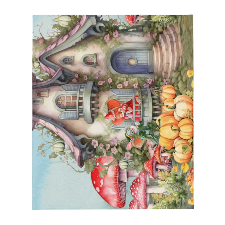 Autumn Serenade Throw Blanket product image (1)