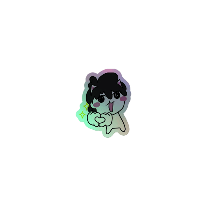 MasoHeart Holographic Sticker product image (1)
