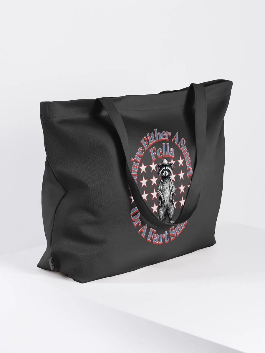 Youre Either A Smart Fella Or A Fart Smella Raccoon Wild West Eco Tote product image (7)