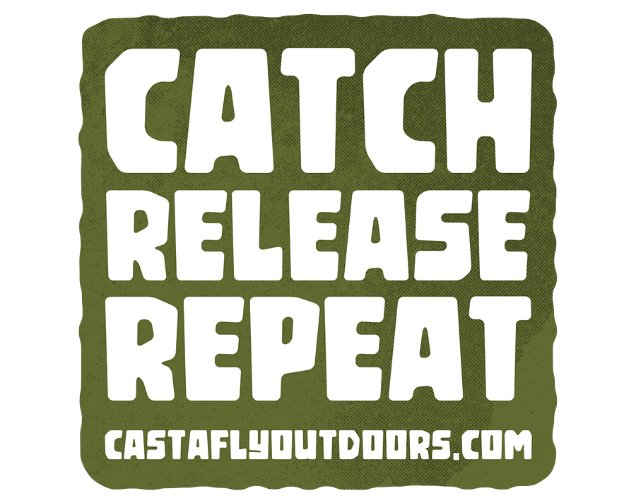Catch Release Repeat Sticker product image (1)