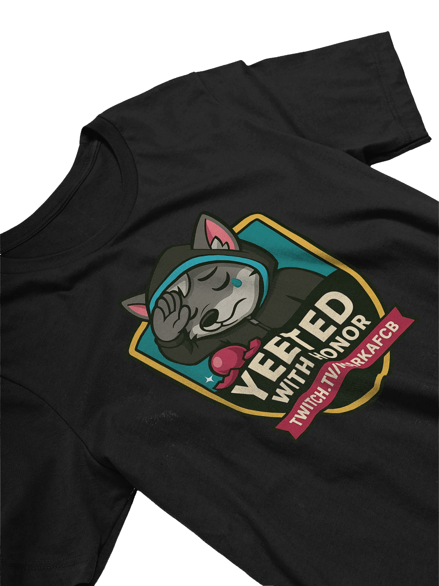 "YEETED WITH HONOR" TEE – Official Stream Mascot Edition product image (3)