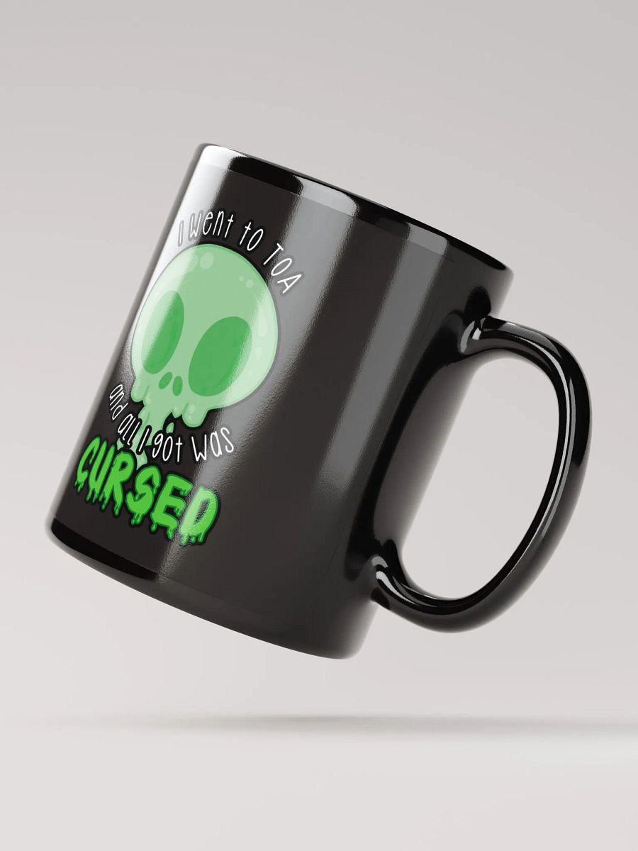 All I Got Was Cursed - Monk - Black Glossy Mug product image (2)