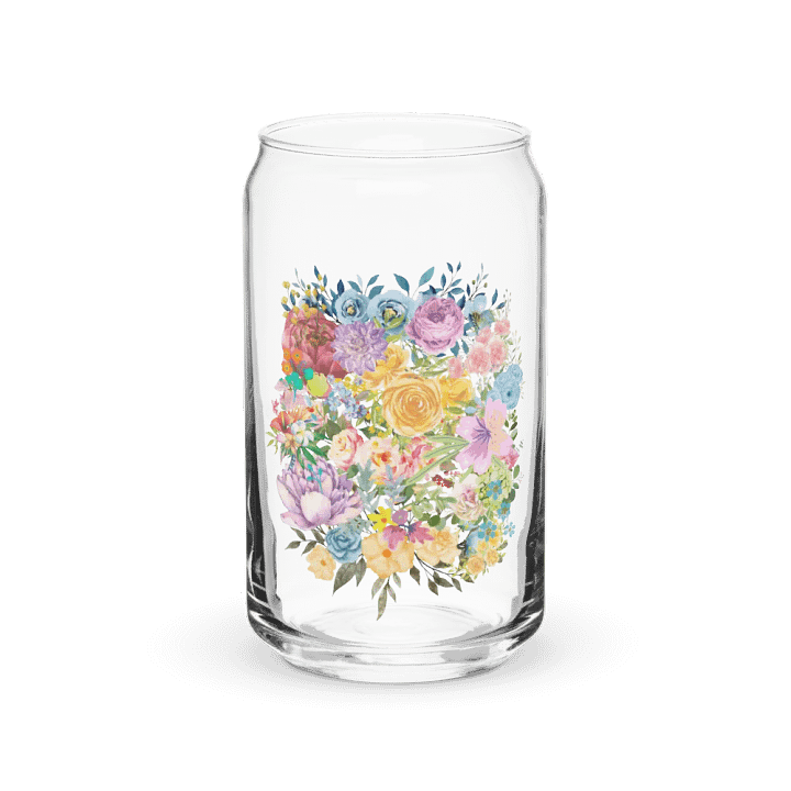 Floral Fusion Can-Shaped Glass product image (1)
