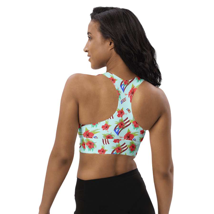 Puerto Rican Pride All-Over Print Sports Bra product image (7)