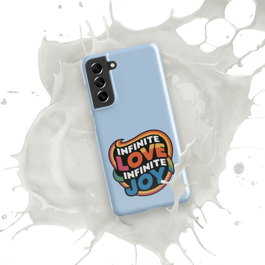 Infinite Love Infinite Joy Snap Case for Samsung (Blue) product image (10)