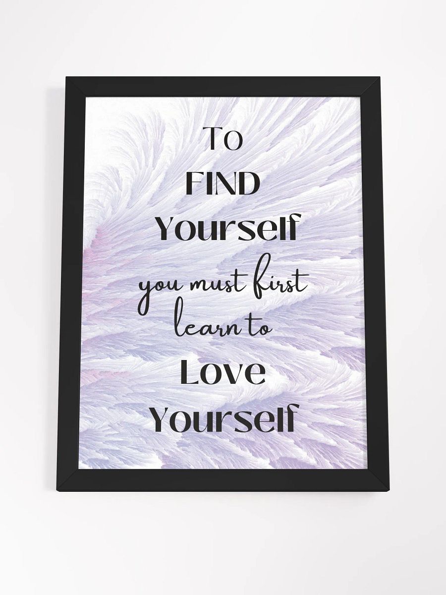 Love Yourself Framed Poster product image (4)