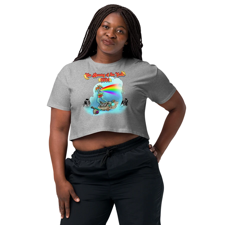 Running of the Trolls Crop Tshirt by Mischi product image (2)